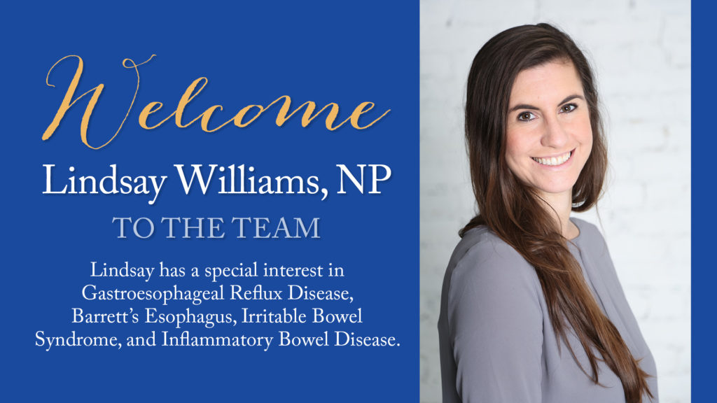 Welcome Lindsay Williams, NP