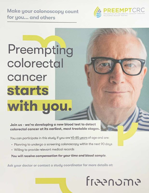 Join Us in a Colorectal Cancer Prevention Study